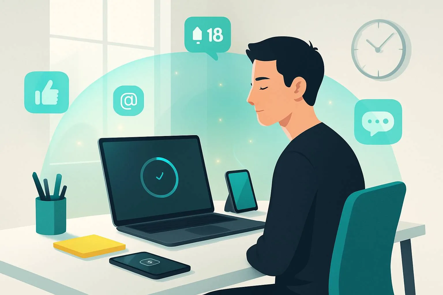 تقویت تمرکز در کار؛ سیستم تشخیص افت و بازگشت
