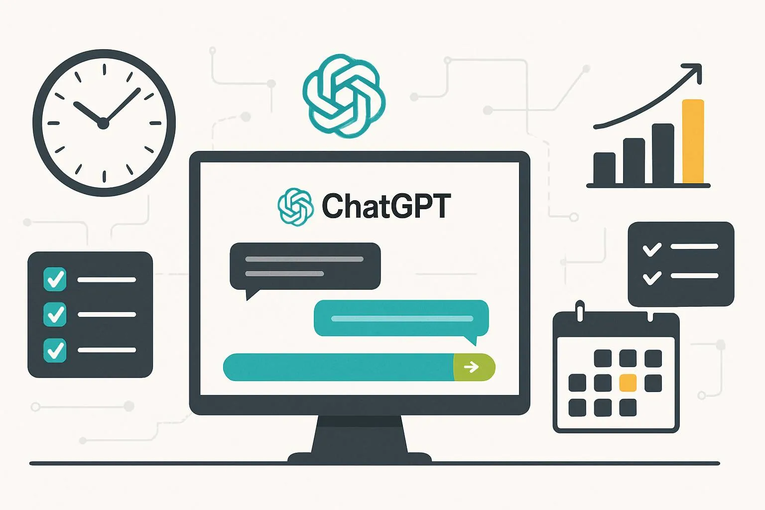 مدیریت زمان با ChatGPT؛ ۷ کاربرد با کنترل انسانی